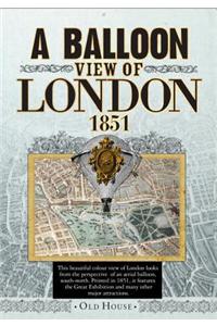 Balloon View of London, 1851