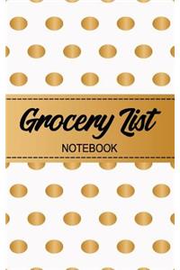 Grocery List Notebook