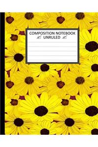 Unruled Composition Notebook 8