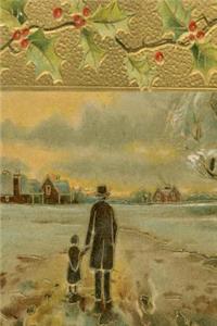 Vintage Winter Day Farm Walk Journal