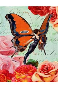 Vintage Butterfly Diary