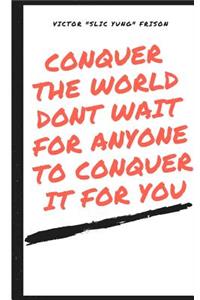 Conquer The World don't Wait for anyone to /conquer it for you