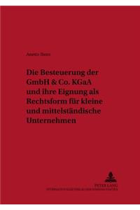Die Besteuerung der GmbH & Co. KGaA und ihre Eignung als Rechtsform fuer kleine und mittelstaendische Unternehmen
