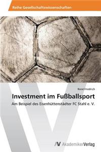 Investment im Fußballsport