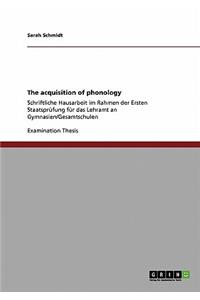 acquisition of phonology