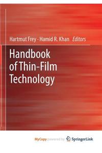 Handbook of Thin Film Technology