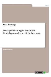 Durchgriffshaftung in der GmbH. Grundlagen und gesetzliche Regelung