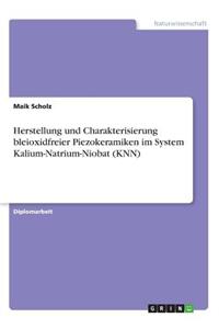 Herstellung und Charakterisierung bleioxidfreier Piezokeramiken im System Kalium-Natrium-Niobat (KNN)