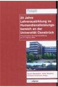 20 Jahre Lehrerausbildung im Humandienstleistungsbereich an der UniversitÃ¤t OsnabrÃ