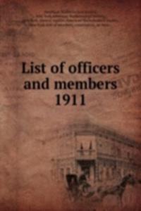 List of officers and members