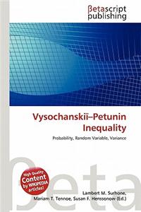 Vysochanskii-Petunin Inequality