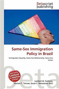 Same-Sex Immigration Policy in Brazil