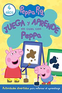 Peppa Pig. Cuaderno de actividades - Juega y aprende en casa con Peppa (4 anos): Actividades divertidas para reforzar el aprendizaje