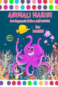 Libro di attivita del pennarello del punto di mare del mare