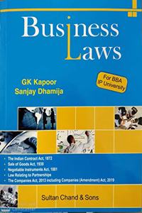 Business Laws For BBA/IPUniversity