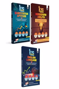 PW KYC Quantitative Aptitude, Reasoning Ability, English Language Combo Set of 4 (Paperback, PW)