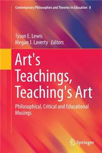 Art's Teachings, Teaching's Art