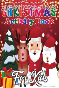 Christmas Activity Book for Kids Ages 6-10
