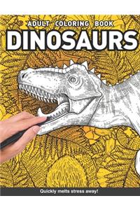 Dinosaur Adults Coloring Book