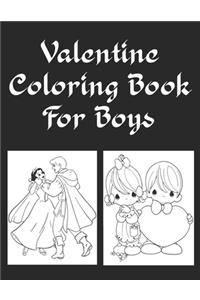 Valentine Coloring Book for Boys