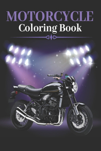 Motorcycle Coloring Book