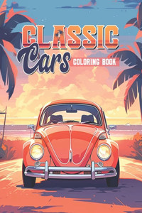Classic Cars Coloring Book