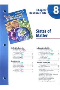 Indiana Holt Science & Technology Chapter 8 Resource File: States of Matter