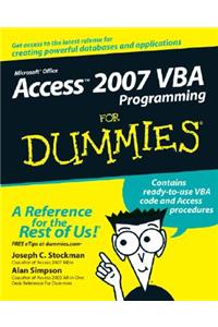 Access 2007 VBA Programming for Dummies