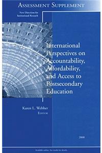 International Perspectives on Accountability, Affordability, and Access to Postsecondary Education