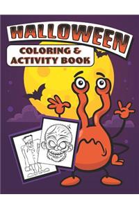 Halloween Coloring & Activity Book