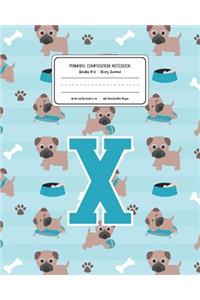 Primary Composition Notebook Grades K-2 Story Journal X