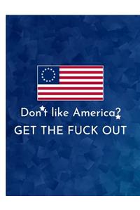 Don't like America? GET THE FUCK OUT