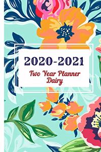 2020 -2021 Two Year Planner Dairy