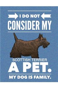 I Do Not Consider My Scottish Terrier A Pet.