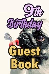 9th Birthday Guest Book