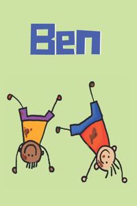 Ben Personalized Sketchbook Journal Notebook