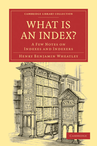 What Is an Index?: A Few Notes on Indexes and Indexers
