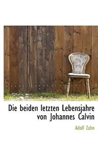 Die Beiden Letzten Lebensjahre Von Johannes Calvin