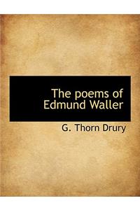 The Poems of Edmund Waller