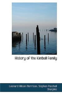 History of the Kimball Family
