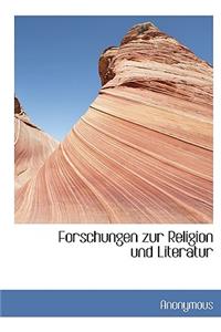 Forschungen Zur Religion Und Literatur