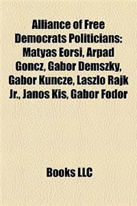 Alliance of Free Democrats Politicians
