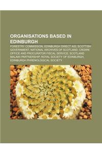 Organisations Based in Edinburgh