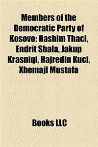 Members of the Democratic Party of Kosovo