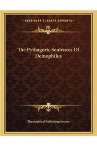 The Pythagoric Sentences of Demophilus