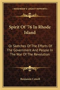Spirit Of '76 In Rhode Island