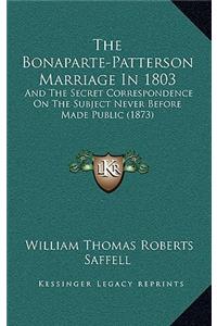 The Bonaparte-Patterson Marriage in 1803