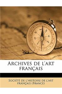 Archives de l'art français