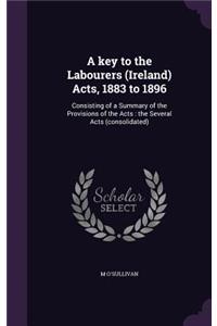 key to the Labourers (Ireland) Acts, 1883 to 1896