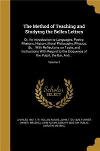 Method of Teaching and Studying the Belles Lettres